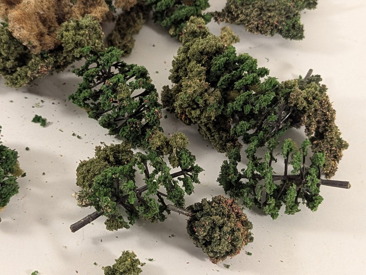 OO/HO Gauge Assorted Model Railway Trees Scenery & Trees