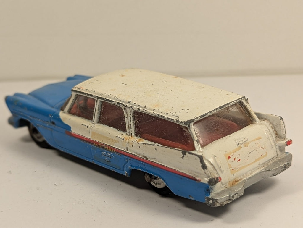 Corgi Toys 443 Plymouth Sports Suburban U.S. Mail car 1:43 Scale - Chipped Paint