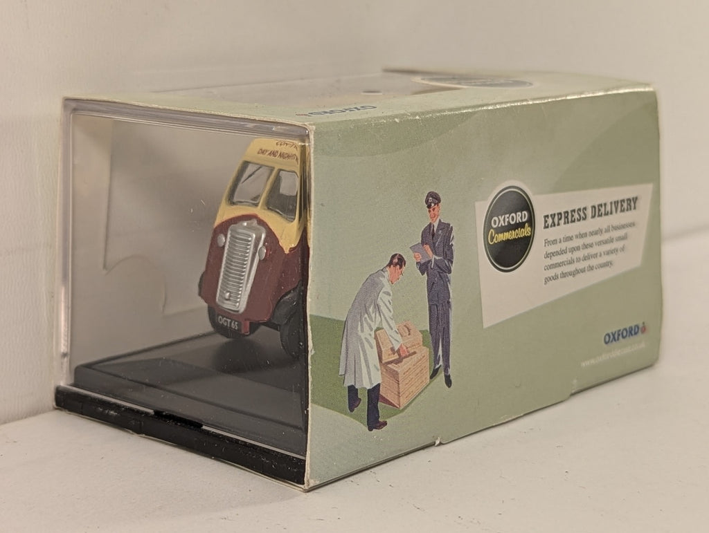 Oxford Diecast 1:76 Scale Scammell Mechanical Horse Rigid Box Van