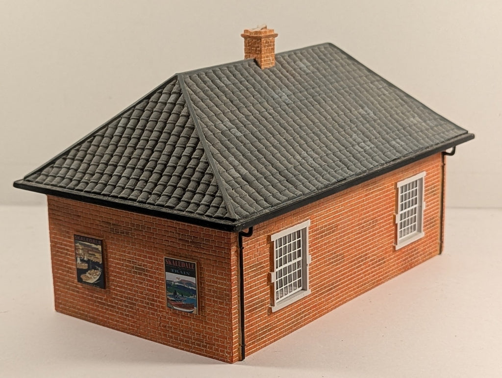 Hornby OO Gauge Skaledale Waiting Room Building Red Brick