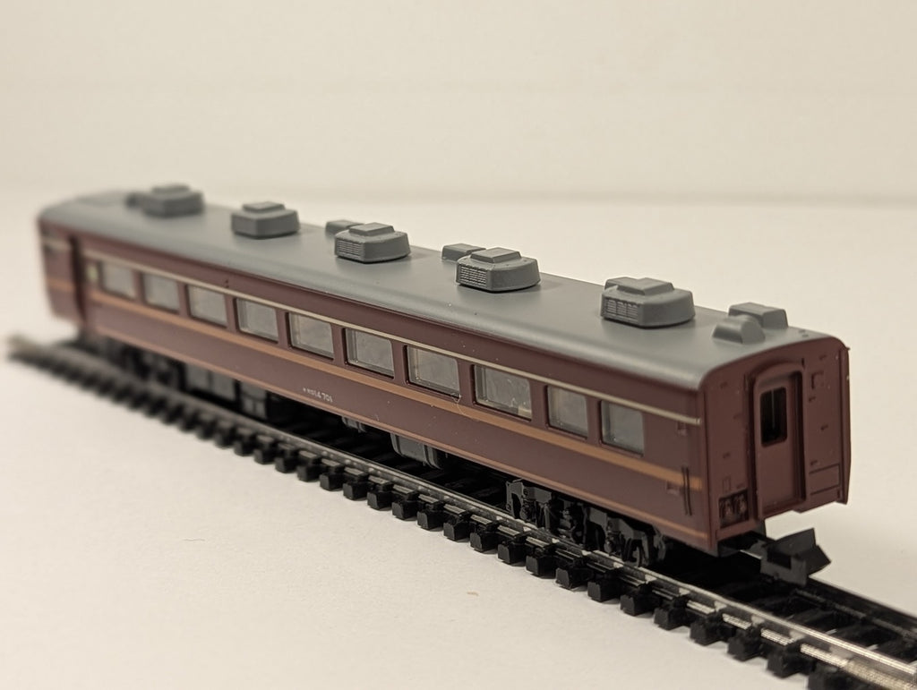 Tomix N Gauge J.N.R. Passenger Car ORO-14 700 オロ14 701 JNR Maroon and Gold 2518