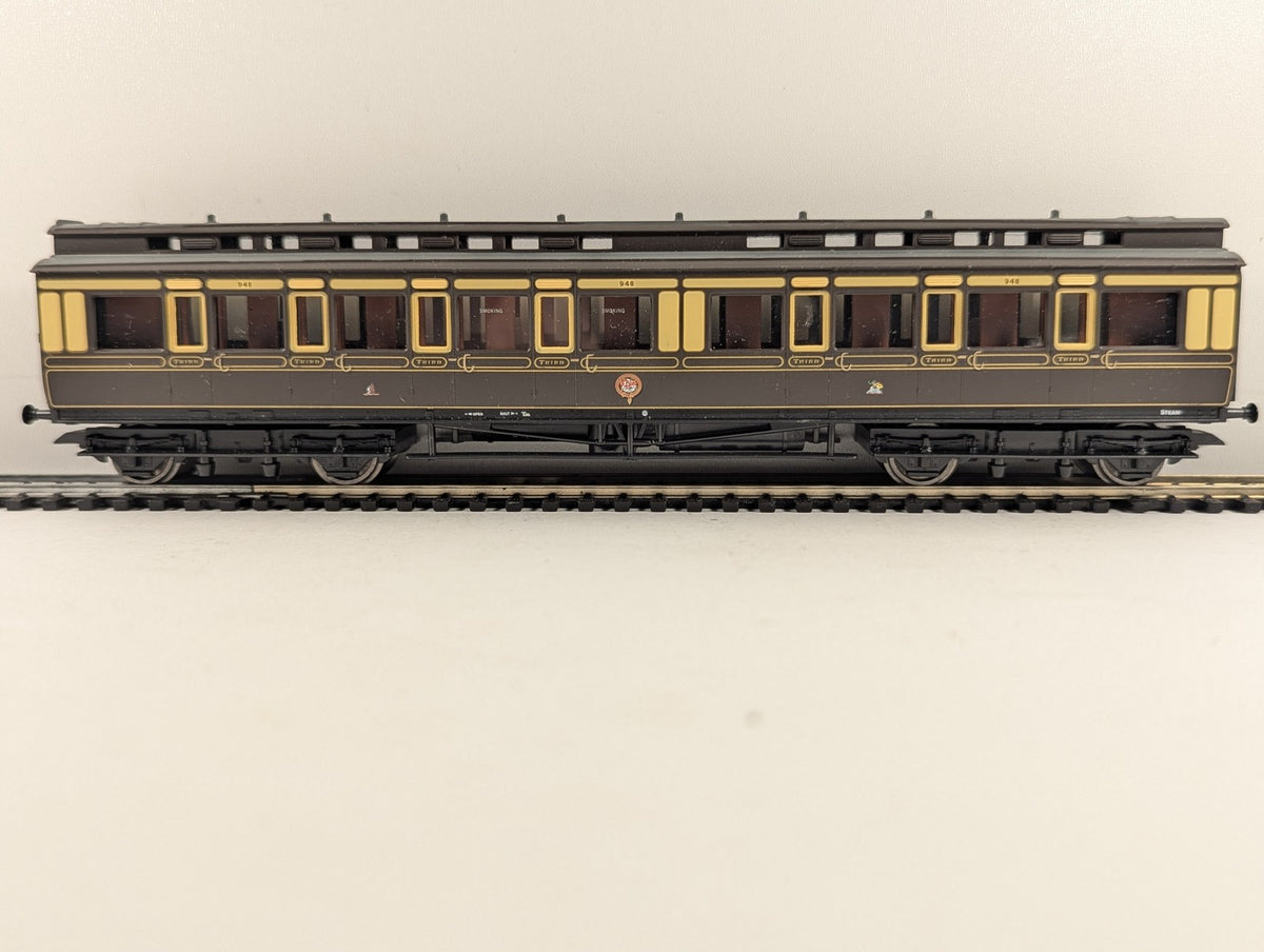 Hornby OO Gauge GWR Clerestory Third Class Coach Passenger Coach 948