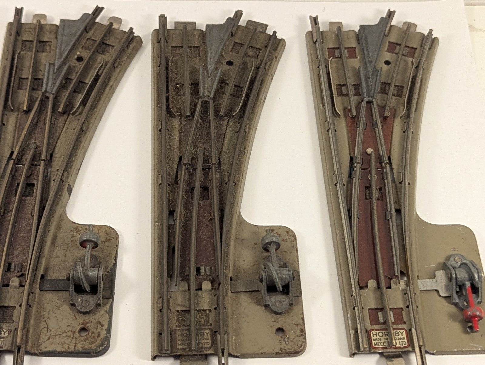 Hornby Dublo OO Gauge 3 Rail Right-Hand Points Job Lot