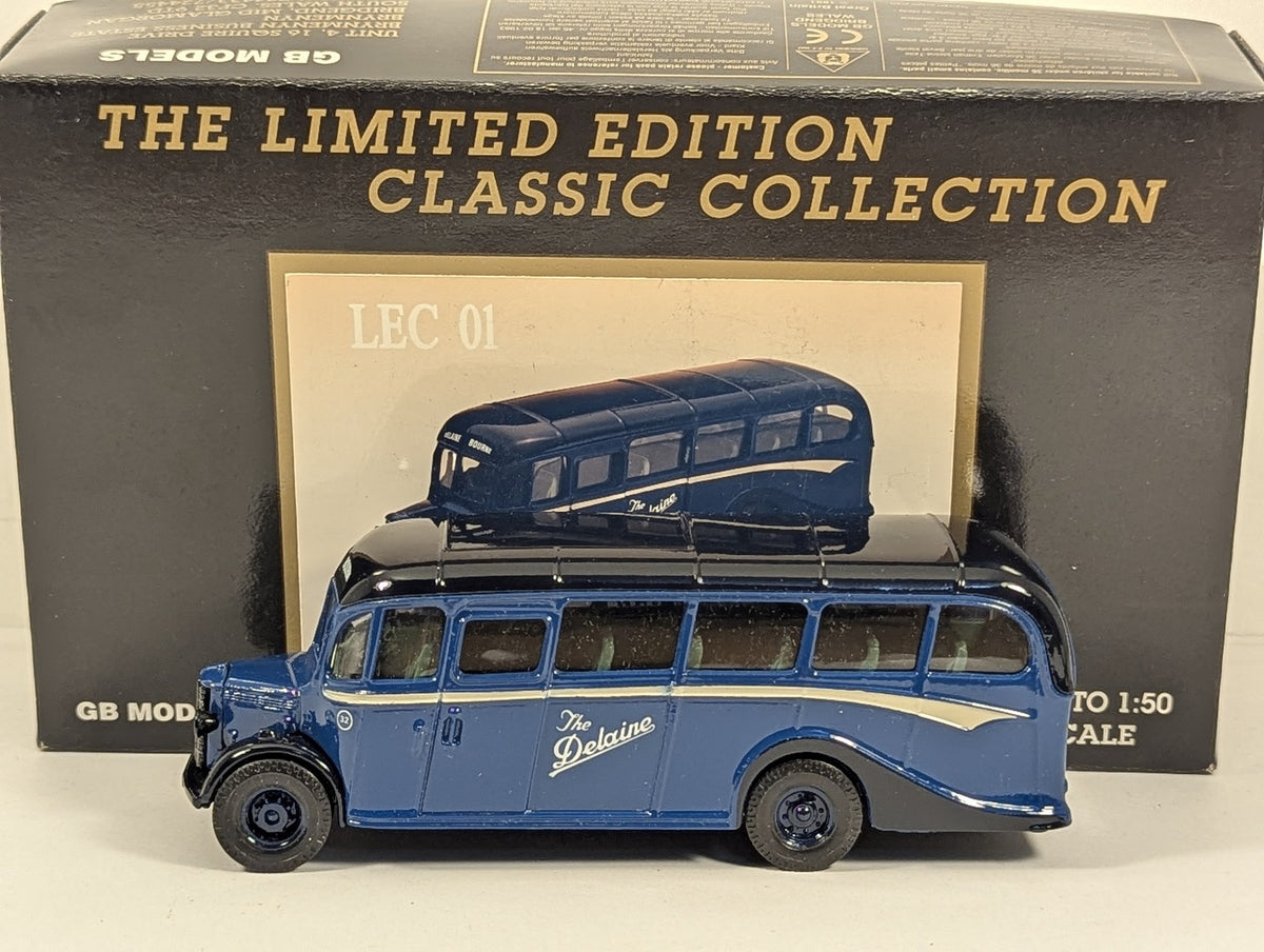 GB Models 1:43 to 1:50 Scale Bedford OB Coach Die-cast Model Coach ETL 373