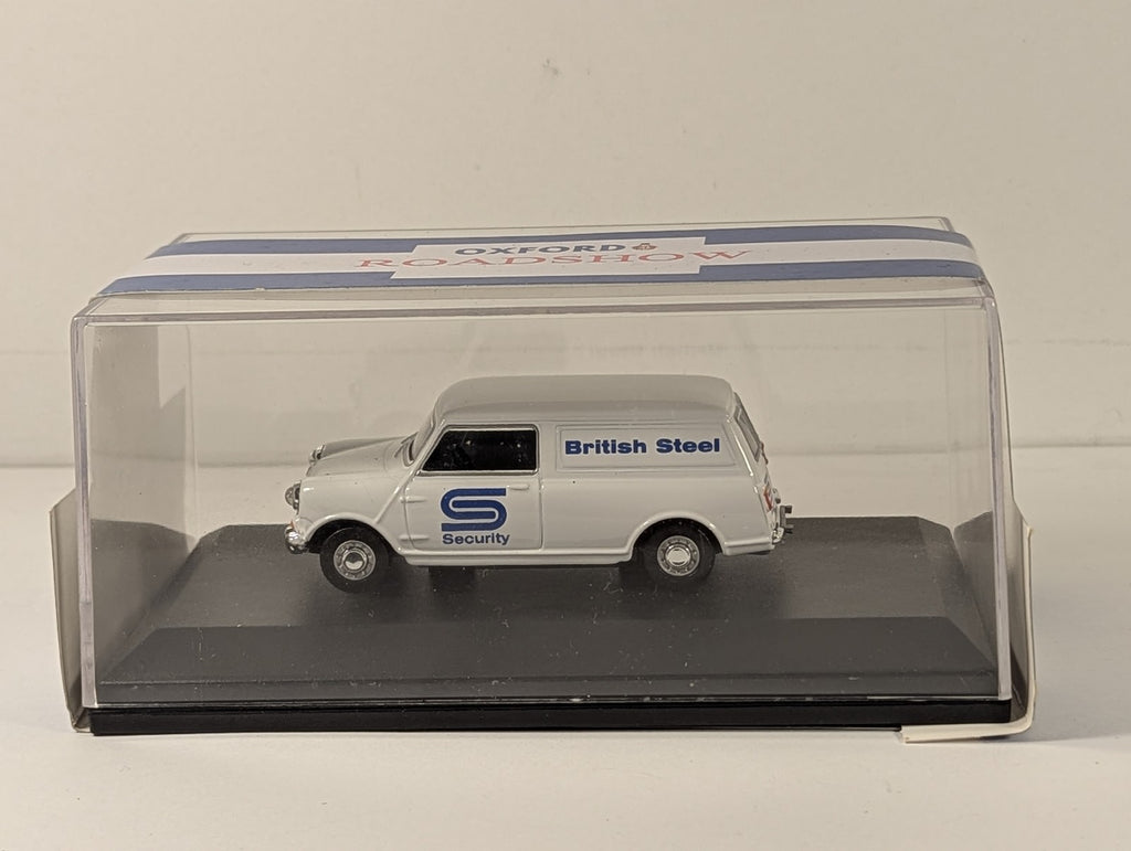 Oxford Diecast 1:43 Scale Austin Mini Van British Steel Security