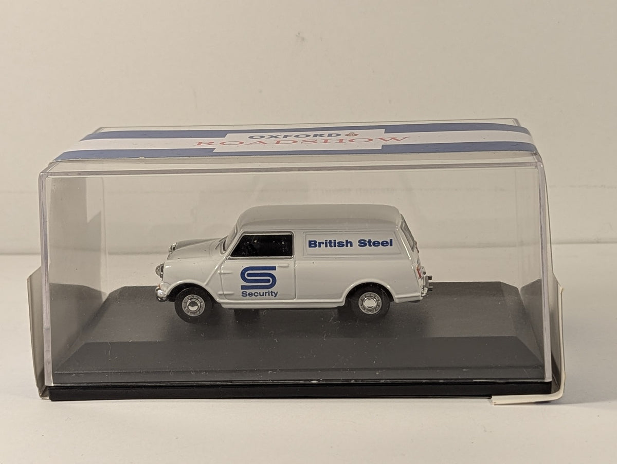 Oxford Diecast 1:43 Scale Austin Mini Van British Steel Security