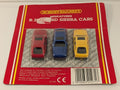 Hornby OO Gauge Ford Sierra Cars Vehicles Red, Blue and Yellow R203