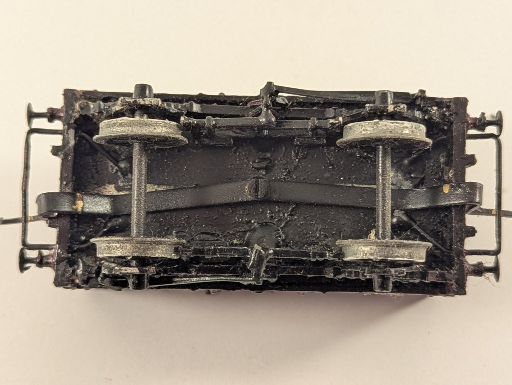 OO Gauge 7-Plank Peaked End Wagon Goods Wagon 333 Chance & Hunt Maroon