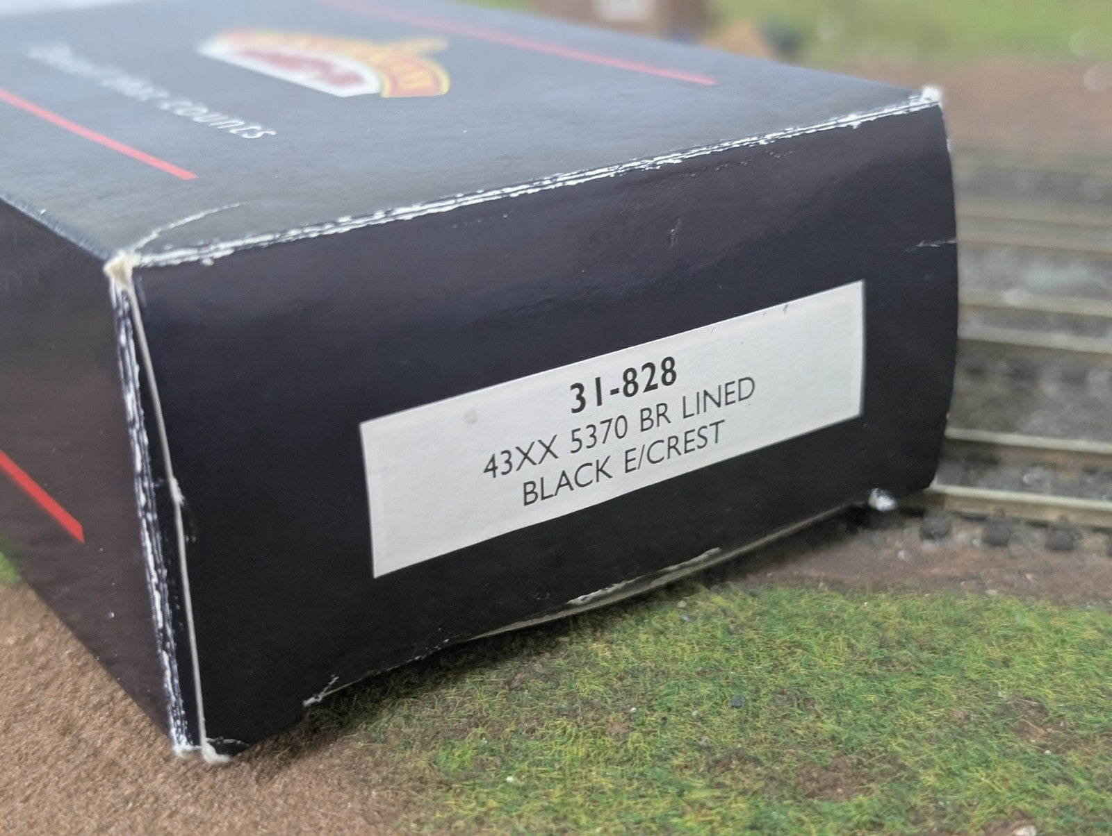 Bachmann OO Gauge 31-828 BR 43XX Mogul 5370 Lined Black Early Crest Boxed