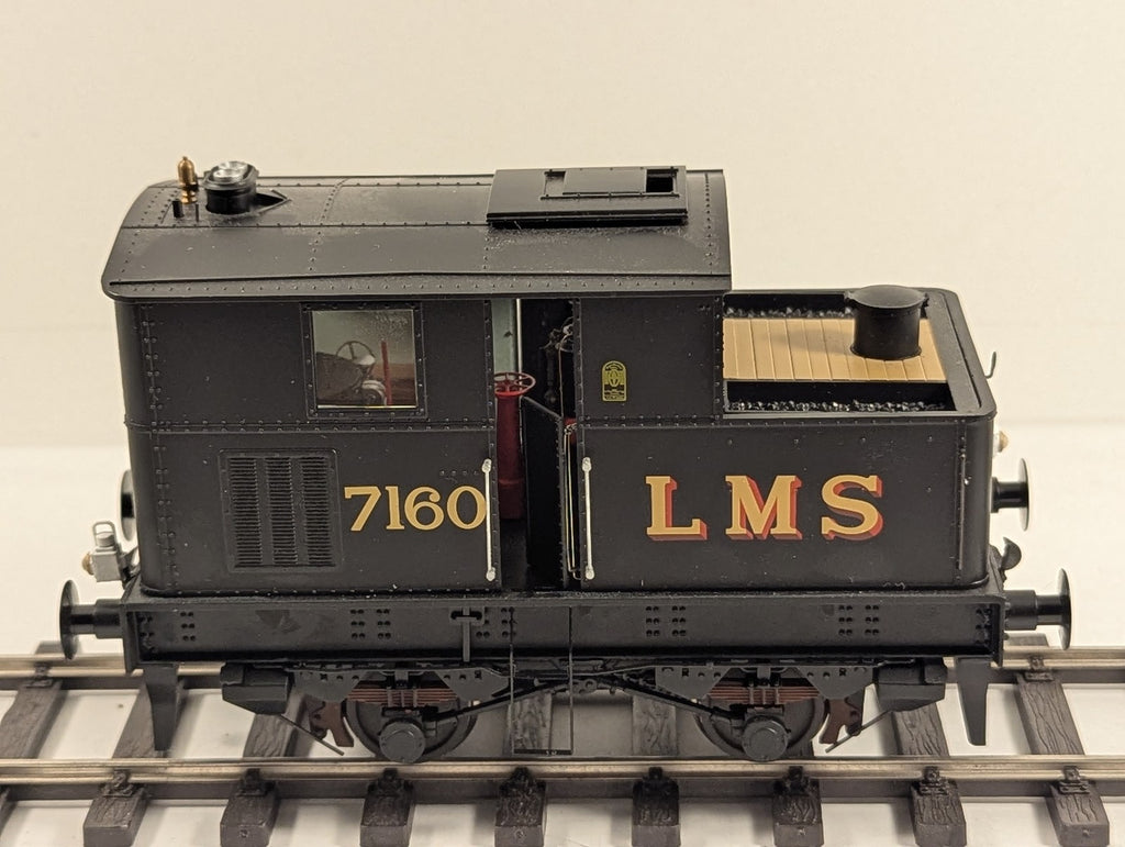 Dapol O Gauge Sentinel 0-4-0 Steam Shunter Steam Locomotive 7160 LMS Black