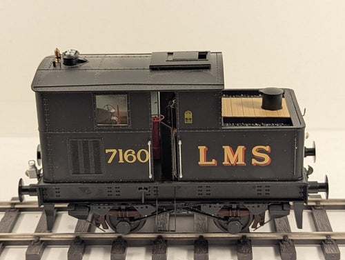 Dapol O Gauge Sentinel 0-4-0 Steam Shunter Steam Locomotive 7160 LMS Black