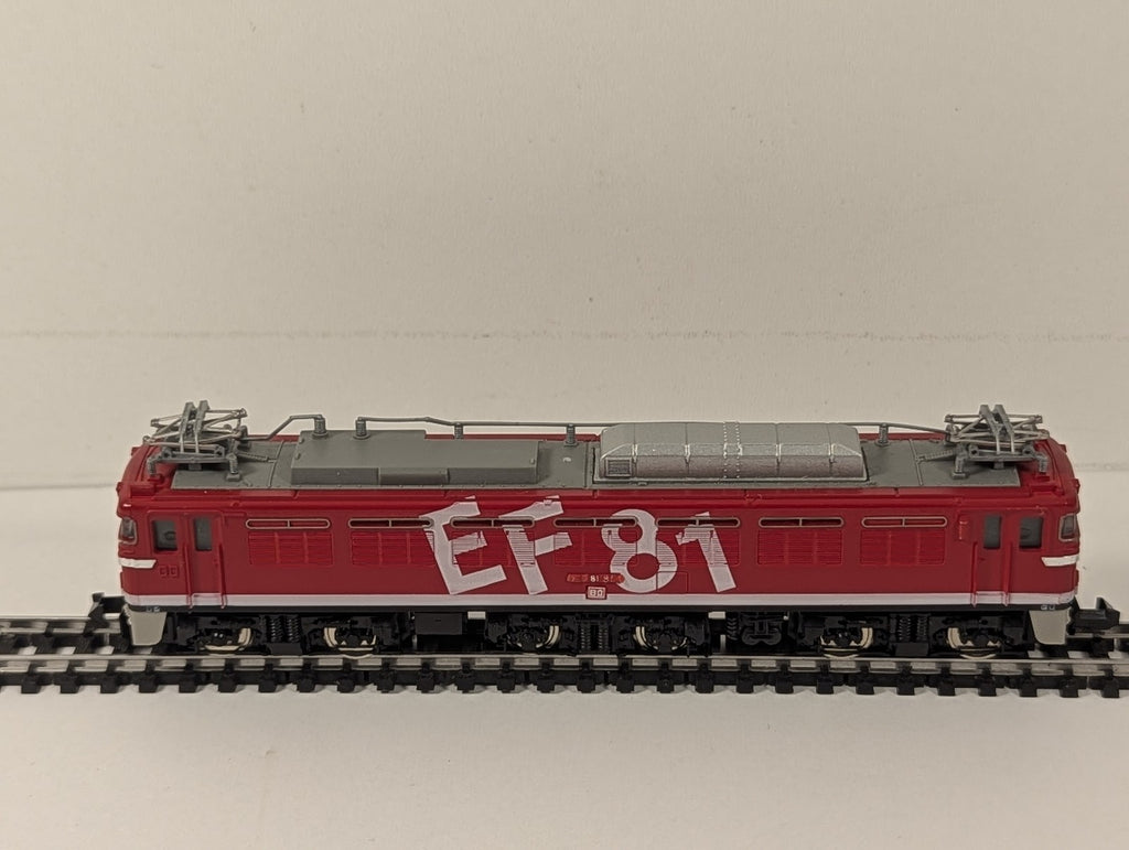 Tomix N Gauge JR EF81 Electric Locomotive (Rainbow) EF81 93 JR Rainbow Red 2153