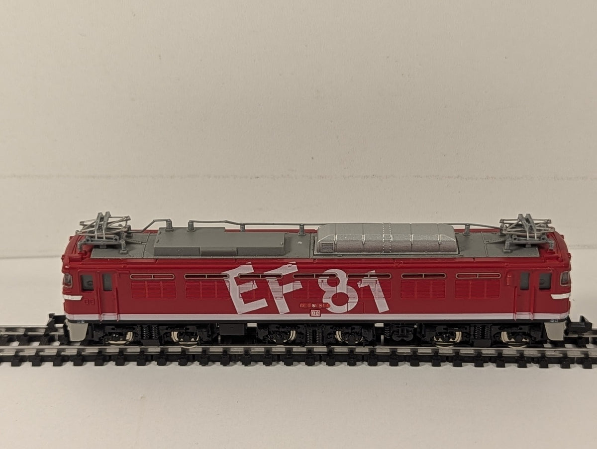 Tomix N Gauge JR EF81 Electric Locomotive (Rainbow) EF81 93 JR Rainbow Red 2153