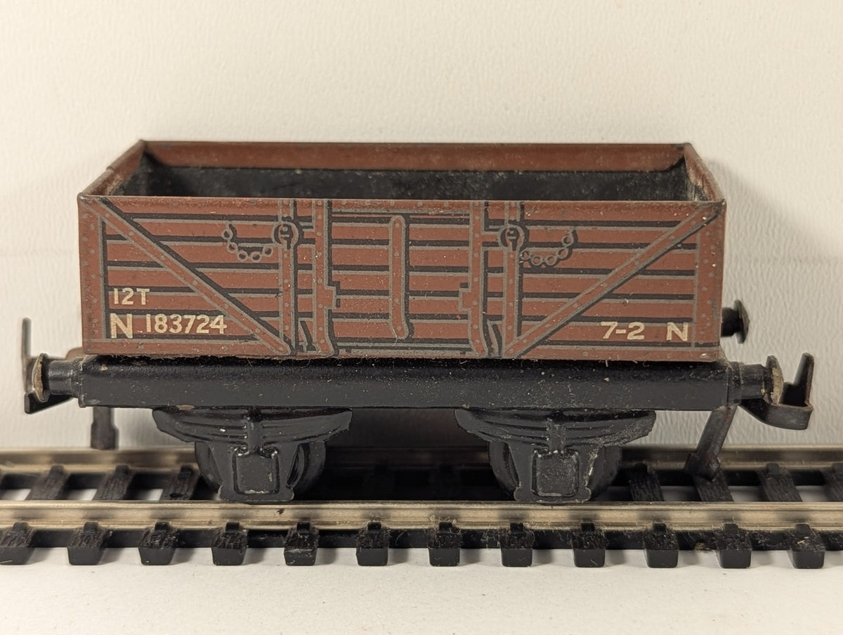 Trix Twin Railway OO Gauge 12T Open Wagon Goods Wagon N 183724 LNER Brown
