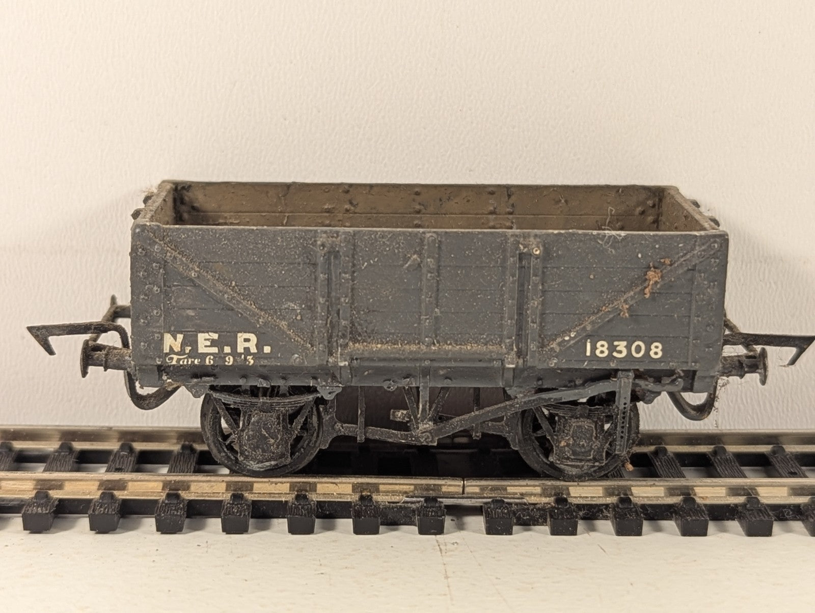 Kitbuilt OO Gauge Midland Railway 1-Plank Open Wagon Goods Wagon 55