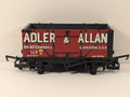 Hornby OO Gauge Adler & Allan 7 Plank Wagon Goods Wagon 117 Adler & Allan Red