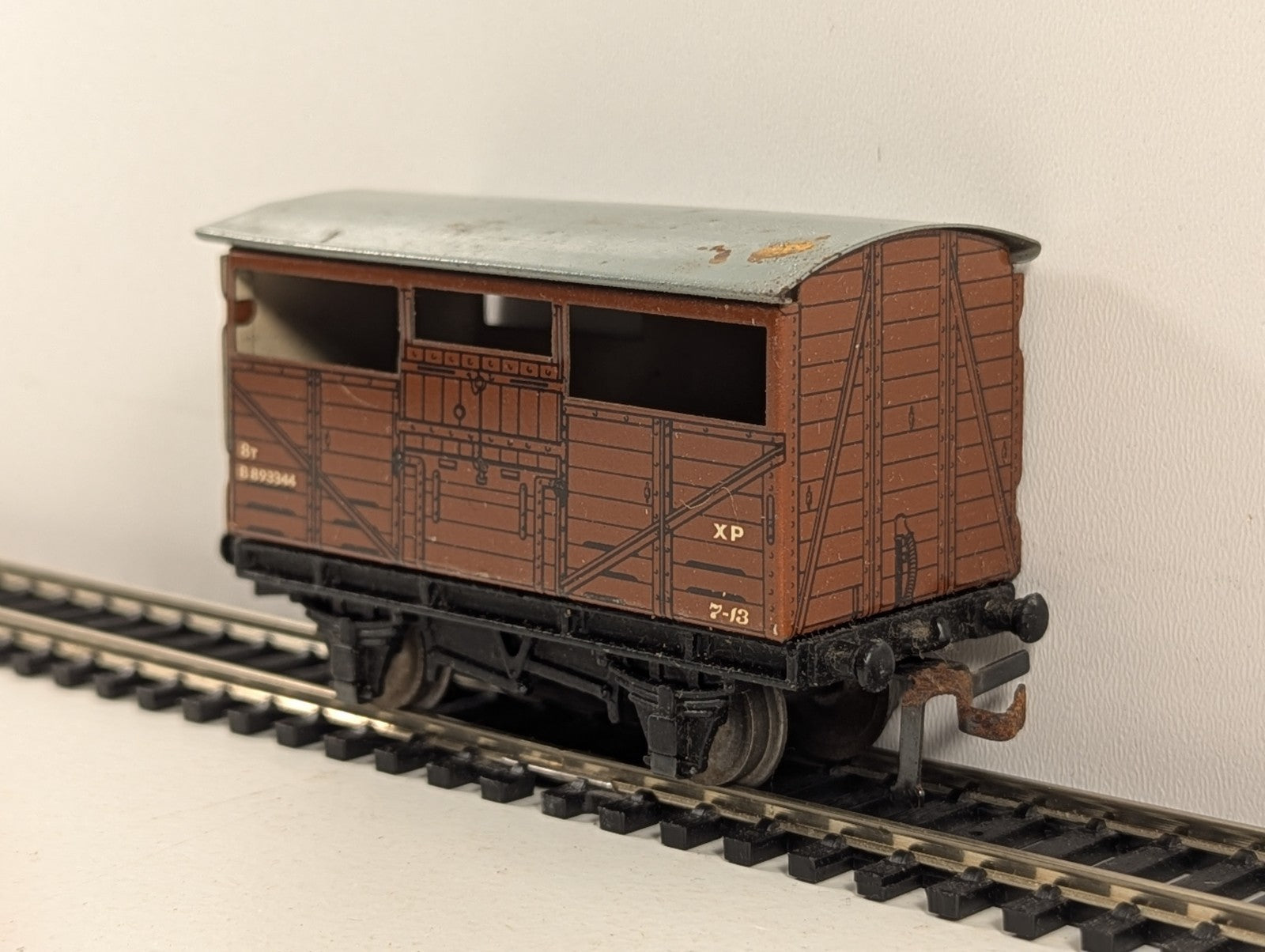 Hornby Dublo 32020 OO Gauge BR Brown D1 Cattle Truck - Boxed