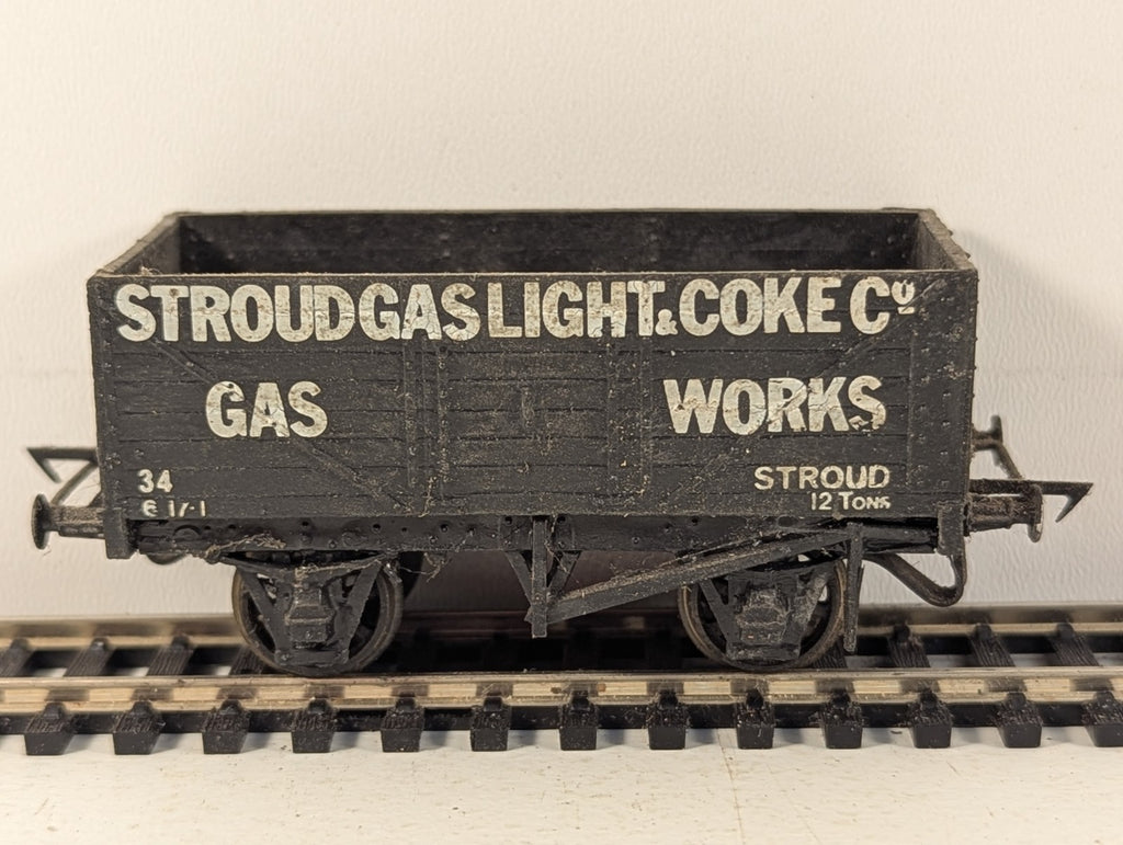 Kit Built OO Gauge 7 Plank Open Wagon Goods Wagon 34 Stroud Gas Light & Coke Co