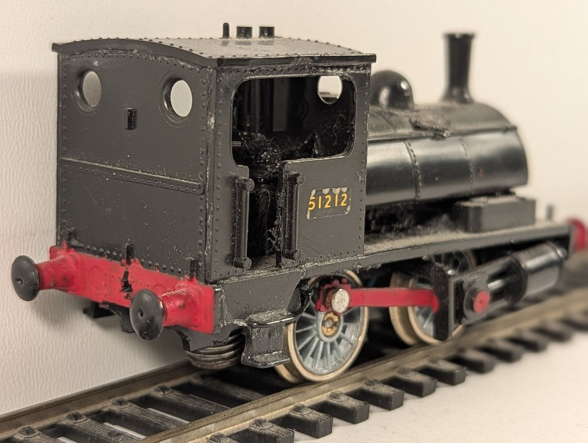 Hornby OO Gauge L&Y Class 21 Pug 0-4-0ST Steam Locomotive 51212 BR Black