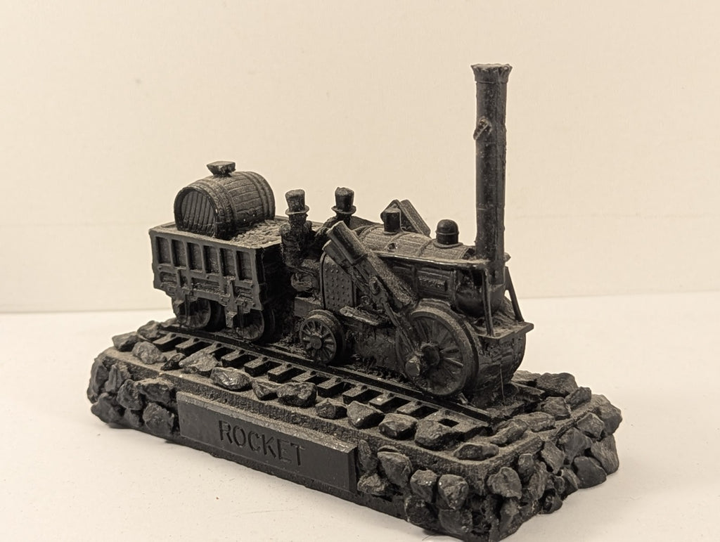 Rocket Engine Coal Ornament Handmade from Forest of Dean Coal