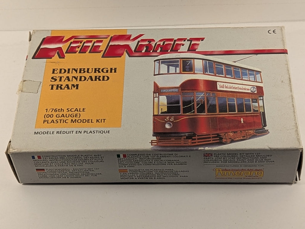 Keil Kraft 1/76 Scale (OO Gauge) Edinburgh Standard Tram Plastic Model Kit 35