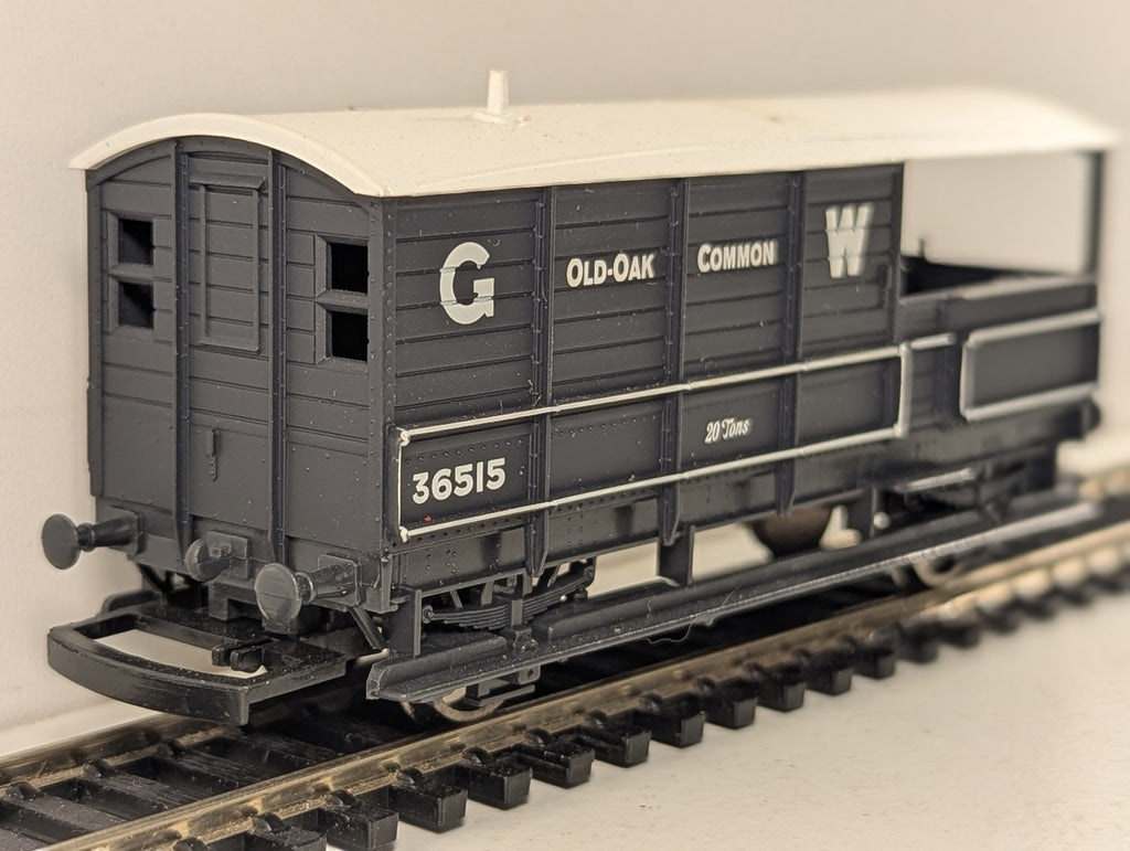 Hornby OO Gauge GWR 20 Ton Toad Brake Van 36515 GWR Black R6123