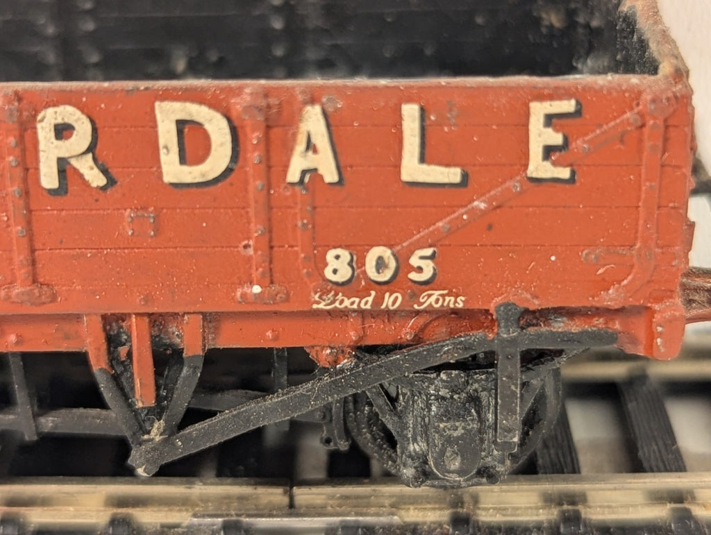 Kitbuilt 7-Plank Open Wagon 'Weardale' 805 Weardale Red
