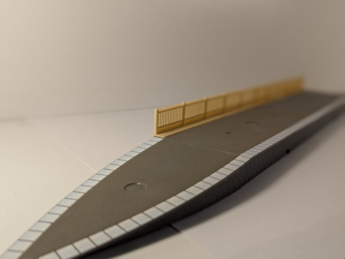 Hornby OO Gauge Station Platform Set Grey & Brick R508