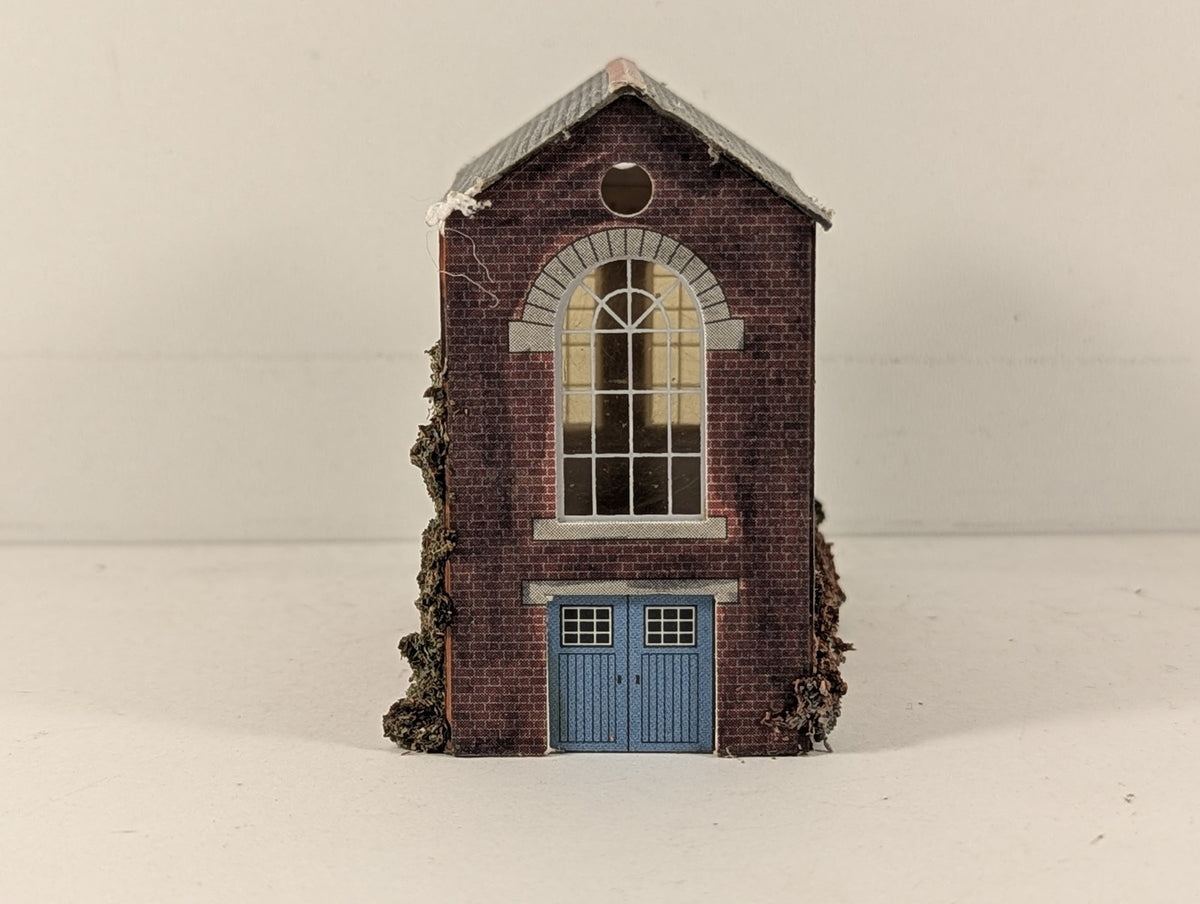 Metcalfe N Gauge Industrial Boiler House Building Red Brick PO282
