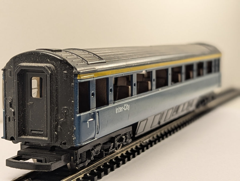 Hornby OO Gauge BR Mk3 First Class Coach Passenger Coach BR Blue/Grey