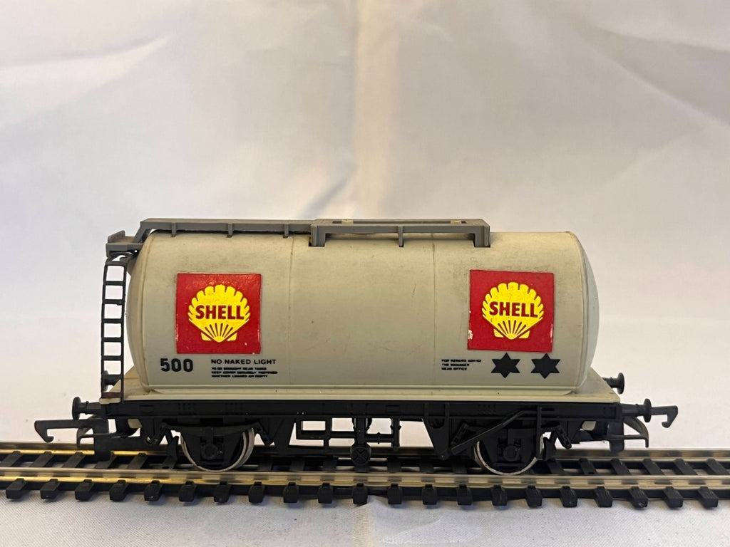 Hornby R020 OO Gauge Grey Shell Tank Wagon Boxed