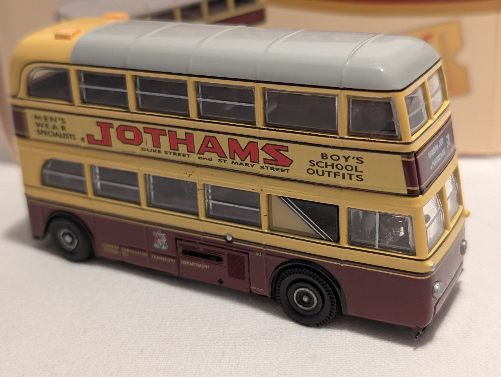 Atlas Editions AEC Q Double-Decker Bus – Cardiff Corporation Transport