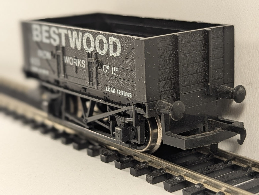 Hornby OO Gauge 7 Plank Open Wagon Goods Wagon 655 Bestwood Iron Works