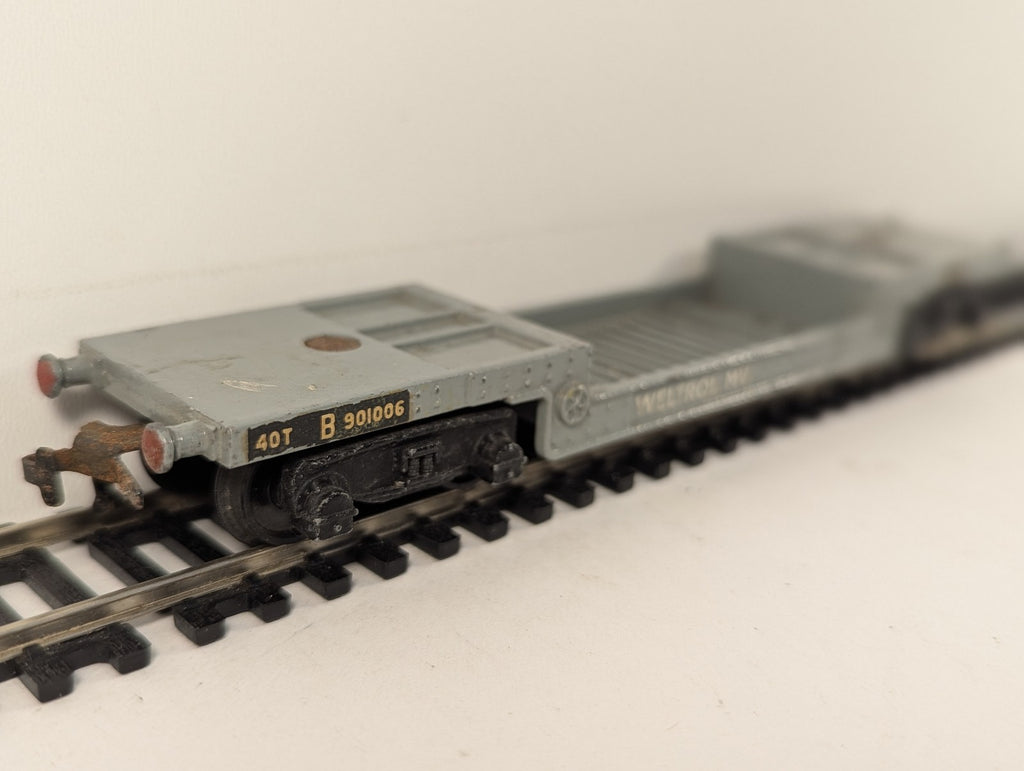 Hornby Dublo OO Gauge 40-Ton Weltrol MV Wagon Goods Wagon B901006 BR Grey 4685