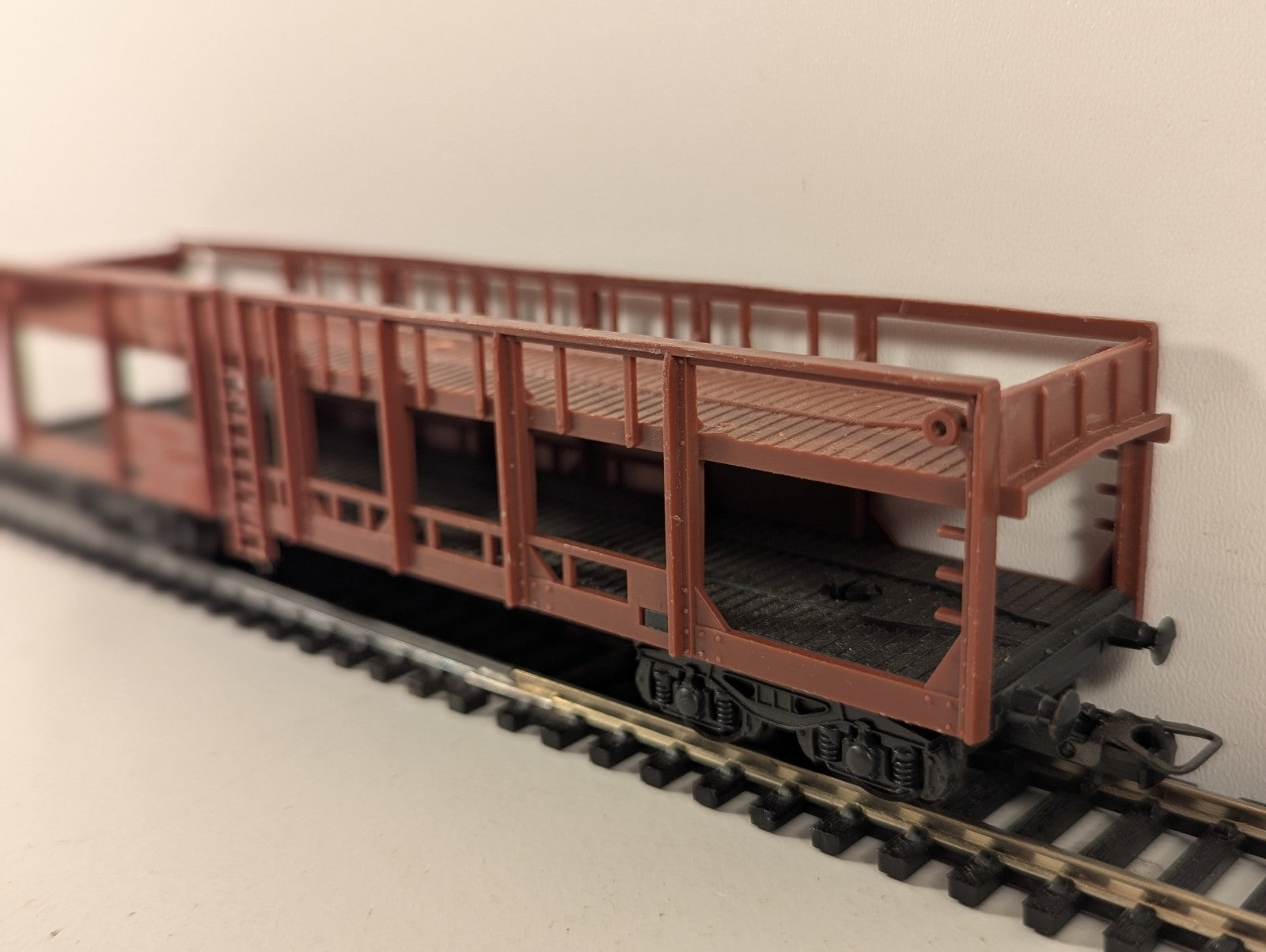 Lima HO Gauge FS Brown Car Transporter Wagon