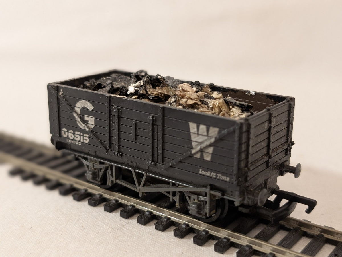 Dapol OO Gauge 7-Plank Open Wagon – GWR Grey – No. 06515