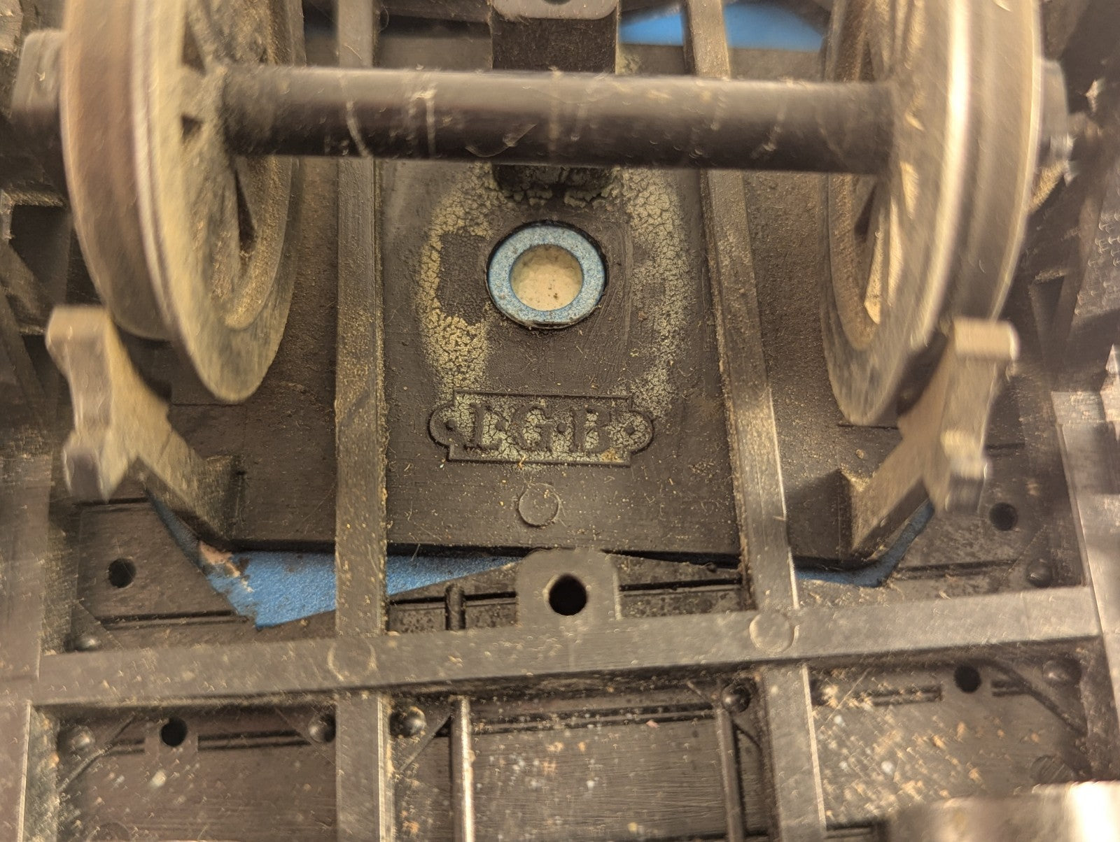LGB 3010 G Gauge Blue 4-Wheeled Passenger Coach