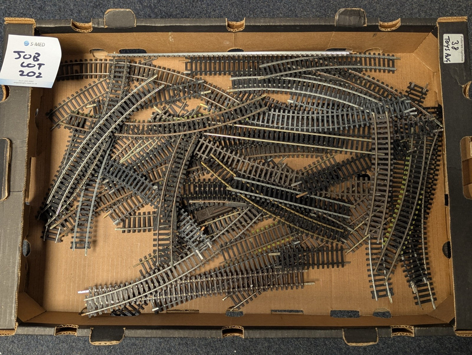 Hornby OO Gauge Job Lot of Model Railway Track - Needs Cleaning
