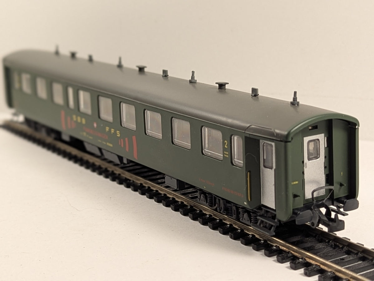 Sachsenmodelle HO Gauge SBB Funkmesswagen / Voiture de Mesure Radio