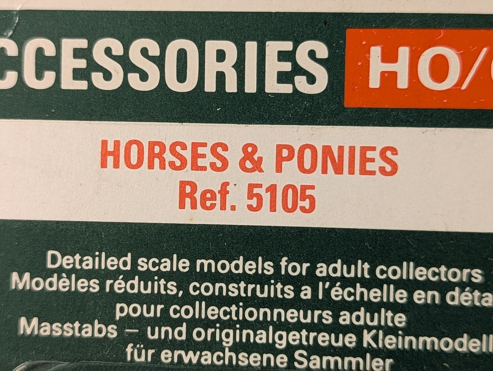 Model Scene HO/OO Horses & Ponies Scenic Accessories 5105