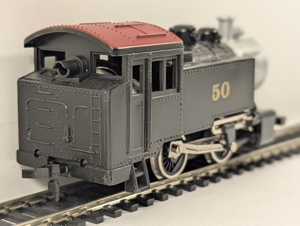 Model Power HO Scale 0-4-0 Steam Locomotive 50 Santa Fe 6500