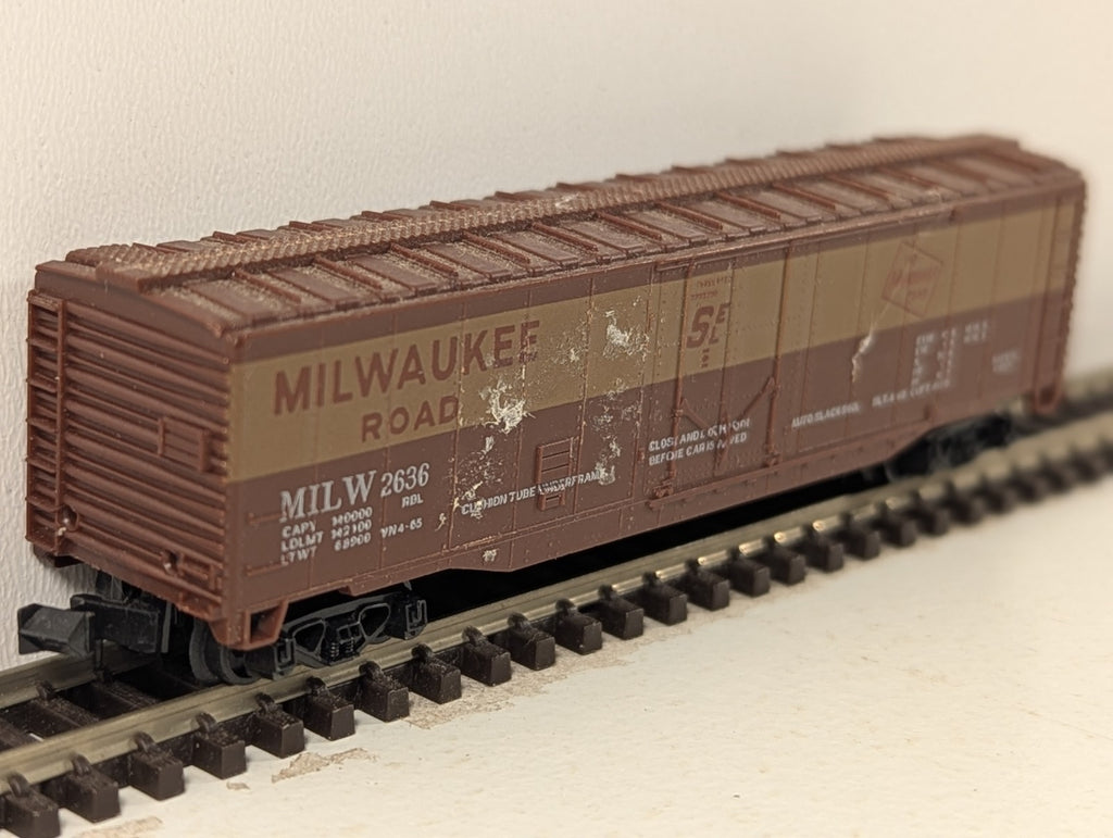 Lima N Gauge Milwaukee Road 51ft Mechanical Boxcar