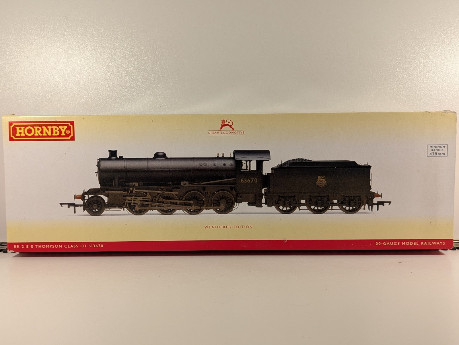 Hornby R3089 BR Thompson Class O1 2-8-0 No. 63670 Weathered