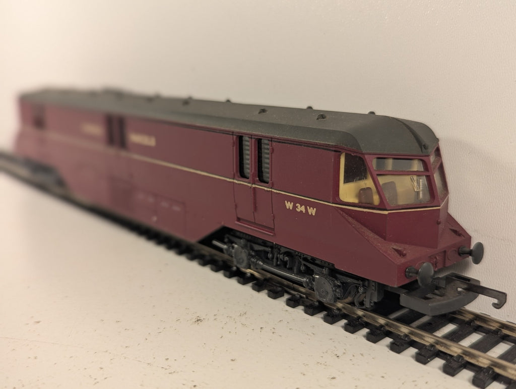 Lima OO Gauge GWR Diesel Railcar No. 34 Express Parcels W 34 W BR Maroon