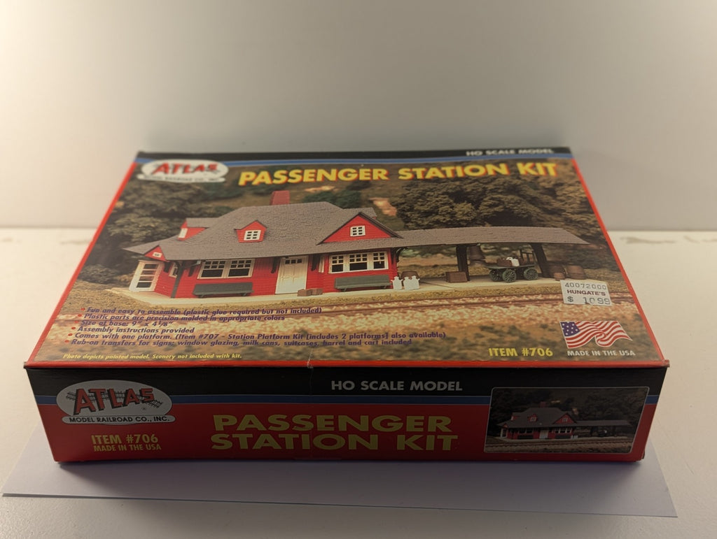 Atlas HO Scale Passenger Station Kit Building Kit 706