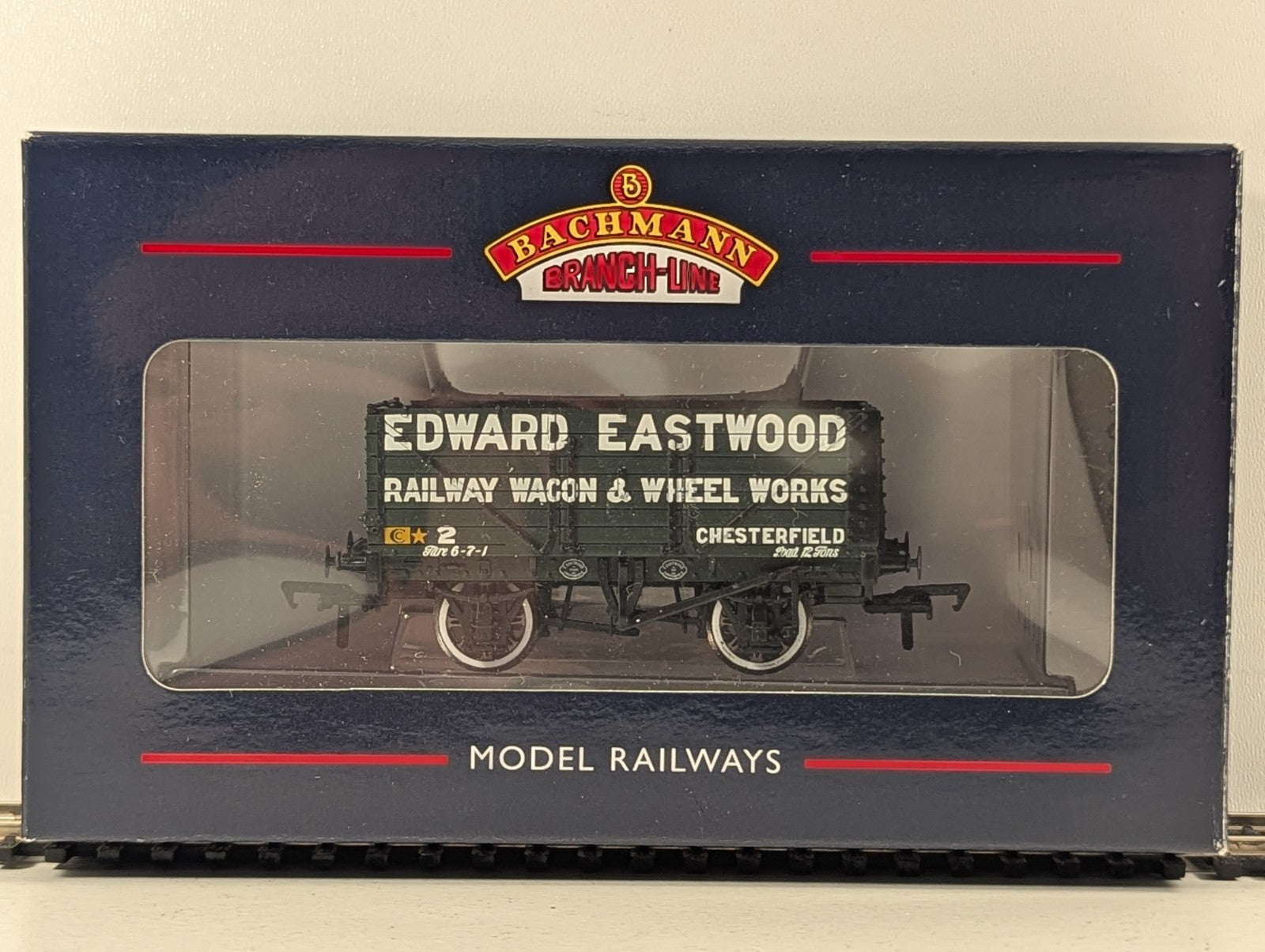 Bachmann 37-080K 7 Plank End Door Wagon 'Edward Eastwood'