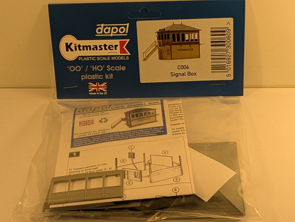Dapol Kitmaster C006 OO HO Scale Signal Box Plastic Kit