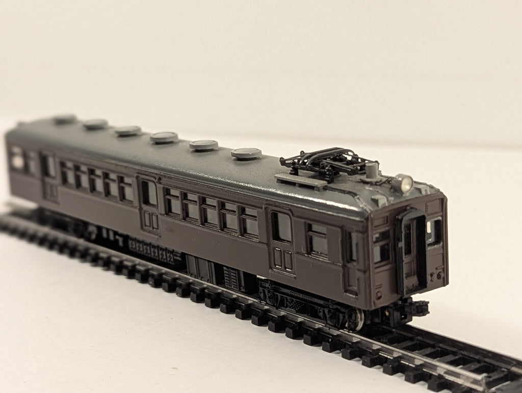 N Gauge JNR Class Moha 60 Electric Railcar Moha 60018 JNR Brown