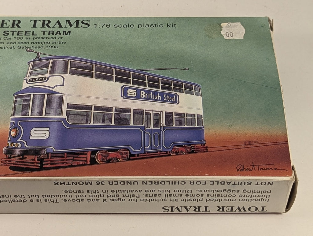 Tower Trams 1:76 Scale Former Sunderland 100 Tram Plastic Model Kit