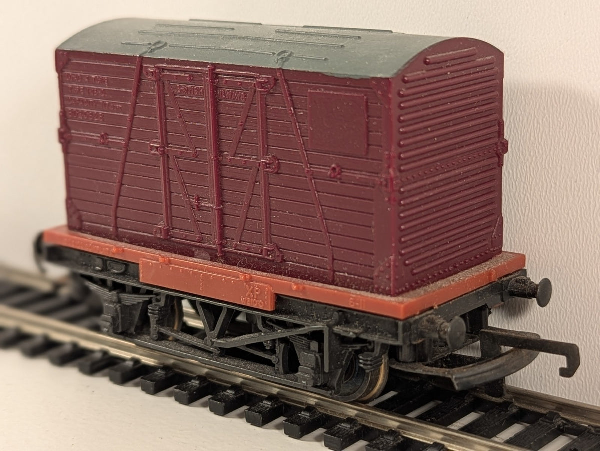 Trix OO Gauge Conflat Container Flat Wagon